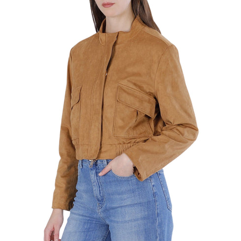 Cafènoir Biker Giubbino biker Donna in ecosuede 40 - Francavilla Moda
