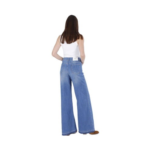 Cafènoir Jeans Jeans a palazzo Donna con orlo sciolto 26 - Francavilla Moda