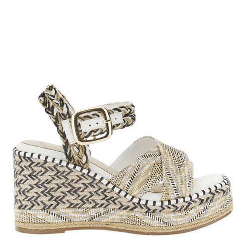 Cafènoir Sandalo Sandali Donna con zeppa e cinturino 36 - Francavilla Moda