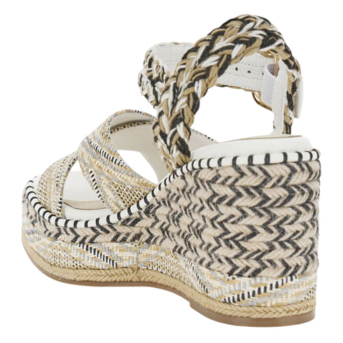 Cafènoir Sandalo Sandali Donna con zeppa e cinturino 36 - Francavilla Moda