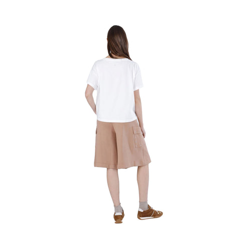 Cafènoir T-shirt T-shirt Donna con scritta frontale XS P26-CAFENOIRC7JT0273-W022-XS - Francavilla Moda