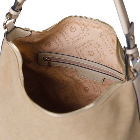 CafèNoire Borsa a spalla Borsa Donna a spalla effetto suede UNI - Francavilla Moda