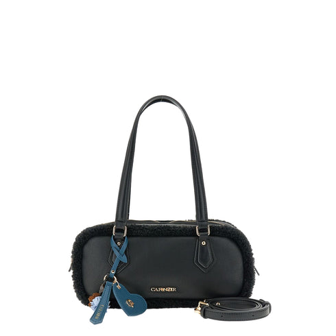 CafèNoire Borsa a spalla Borsa Donna bauletto dettagli teddy UNI A26-CAFENOIRNF1133-N001-UNI - Francavilla Moda