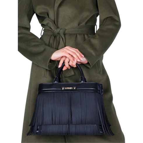 CafèNoire Borsa a mano Borsa Donna con frange e tracolla UNI - Francavilla Moda