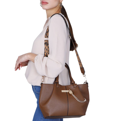 CafèNoire Borsa a spalla Borsa Donna shopper Small grana grossa UNI - Francavilla Moda