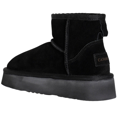 CafèNoire Stivali Stivaletto Donna platform in pelliccia 37 A25-CAFENOIRC1DR6027-N001-37 - Francavilla Moda