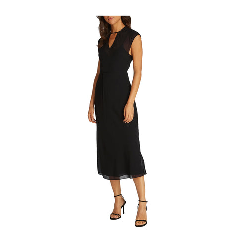 Calvin Klein Abito midi Abito Donna in georgette slim fit 34 - Francavilla Moda