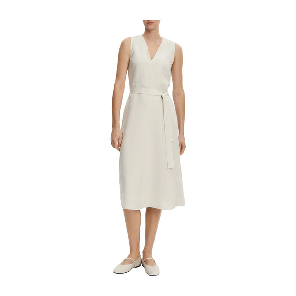 Calvin Klein Abito midi Abito Donna in lino con cintura 34 - Francavilla Moda