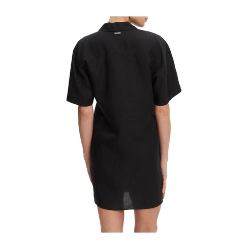 Calvin Klein Abito corto Abito Donna Linen Blend SS 34 - Francavilla Moda