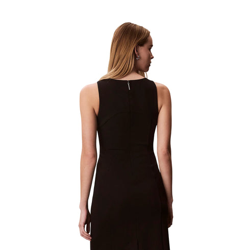 Calvin Klein Abito sm Abito sm Donna con scollo rotondo elasticizzato XXS - Francavilla Moda
