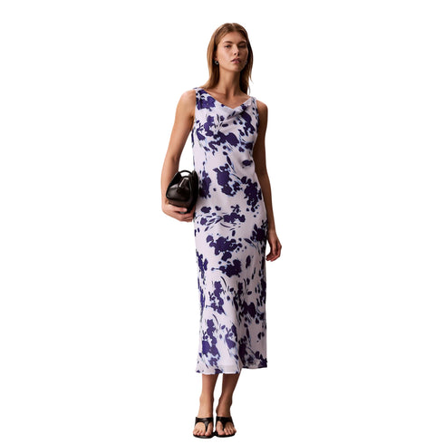 Calvin Klein Abito sm Abito sm Donna stampato in chiffon XS - Francavilla Moda