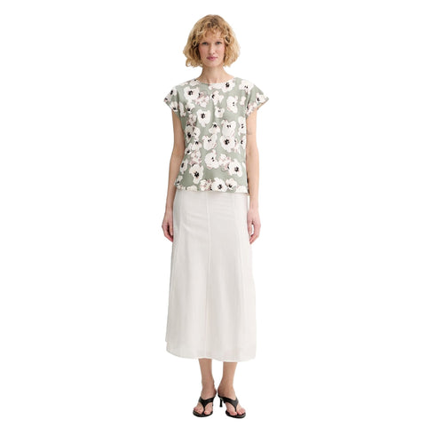 Calvin Klein Blusa Blusa Donna a manica corta con stampa all over XS - Francavilla Moda