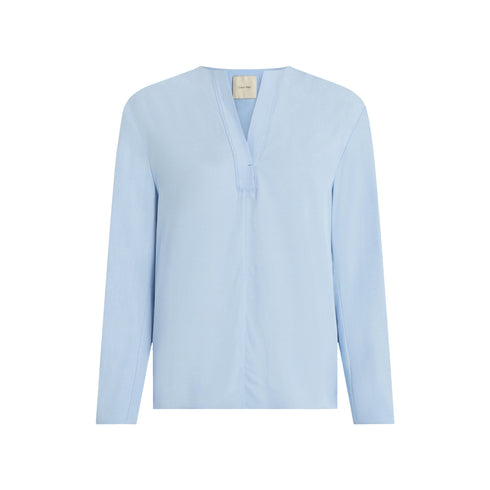 Calvin Klein Blusa Blusa Donna in twill a tinta unita 34 - Francavilla Moda