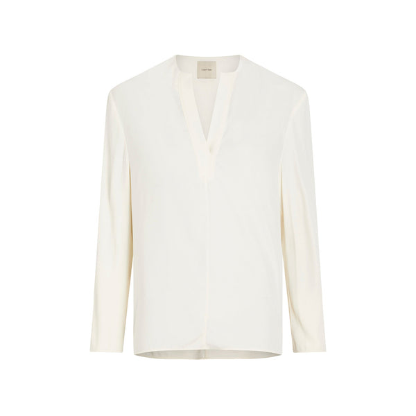 Calvin Klein Blusa Blusa Donna in twill a tinta unita 34 P25 - CALVIN KLEINK208083 - YAC - 34 - Francavilla Moda