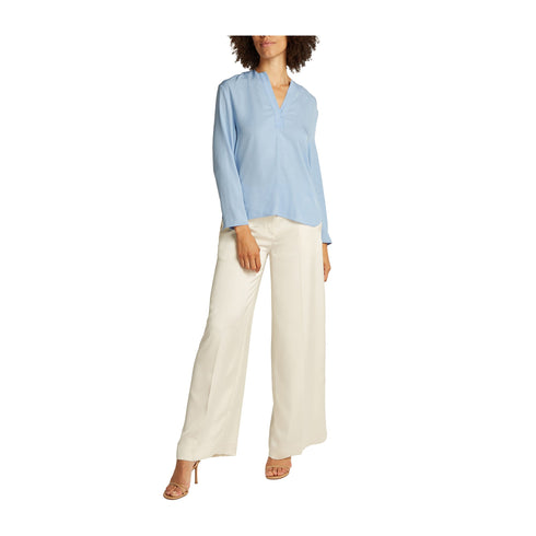 Calvin Klein Blusa Blusa Donna in twill a tinta unita 34 P25 - CALVIN KLEINK208083 - YAC - 34 - Francavilla Moda