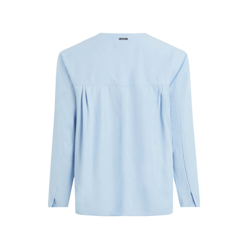 Calvin Klein Blusa Blusa Donna in twill a tinta unita 34 - Francavilla Moda