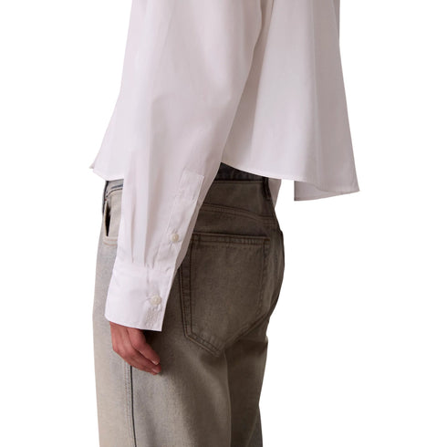 Calvin Klein Camicia ml Camicia Donna cropped oversize XS - Francavilla Moda