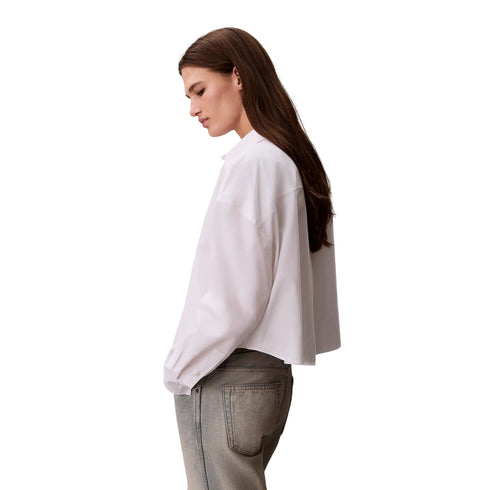 Calvin Klein Camicia ml Camicia Donna cropped oversize XS - Francavilla Moda