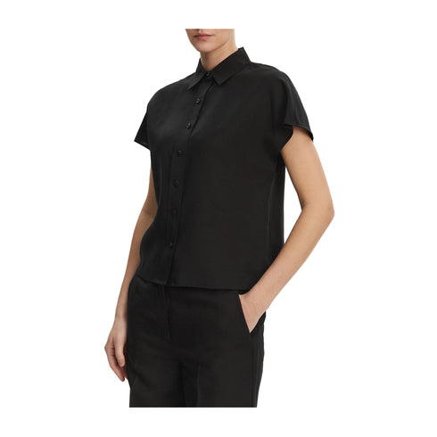 Calvin Klein Camicia corta Camicia Donna in lino a maniche corte 34 P25 - CALVIN KLEINK208322 - BEH - 34 - Francavilla Moda