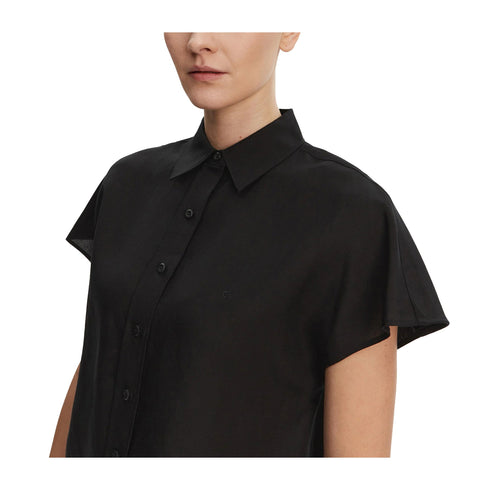 Calvin Klein Camicia corta Camicia Donna in lino a maniche corte 34 P25 - CALVIN KLEINK208322 - BEH - 34 - Francavilla Moda