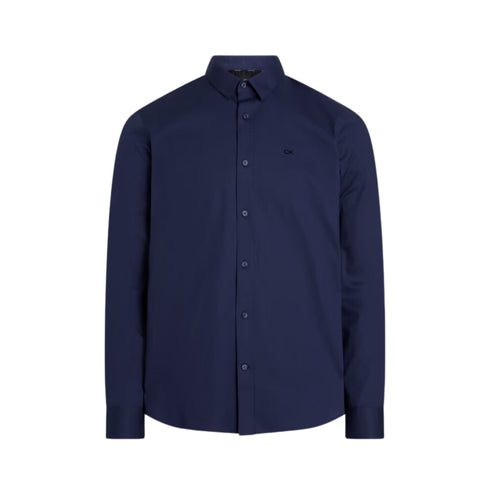 Calvin Klein Camicia casual Camicia Uomo Poplin aderente Blu P24-CALVIN KLEINK110856-CHW-M - Francavilla Moda