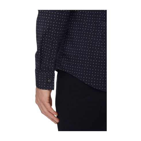 Calvin Klein Camicia elegante Camicia Uomo slim a fantasia Blu - Francavilla Moda