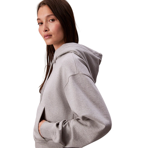 Calvin Klein Felpa con zip Felpa Donna con logo testurizzato XS - Francavilla Moda