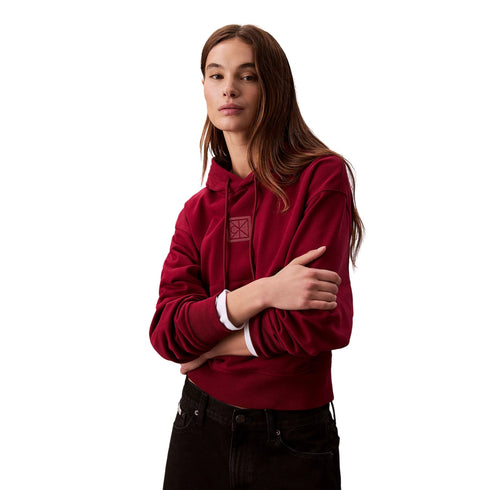 Calvin Klein Felpa con zip Felpa Donna con logo testurizzato XS A25 - CALVIN KLEINLV044D204G - WFK - XS - Francavilla Moda