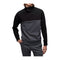 Calvin Klein Felpa con zip Felpa Uomo con inserto a contrasto Nero grigio - Francavilla Moda