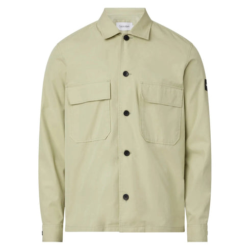 Calvin Klein Giacca overshirt Giacca Overshirt Uomo Cotton Nylon Eucalipto - Francavilla Moda