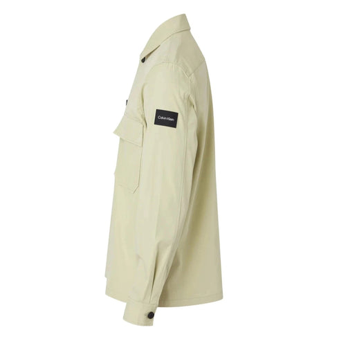 Calvin Klein Giacca overshirt Giacca Overshirt Uomo Cotton Nylon Eucalipto - Francavilla Moda