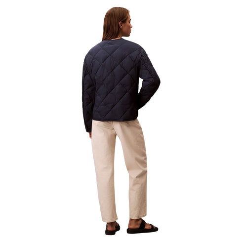 Calvin Klein Giacca leggera Giubbino Donna impunture a rombi XS A25 - CALVIN KLEINLV044C515G - CEF - XS - Francavilla Moda