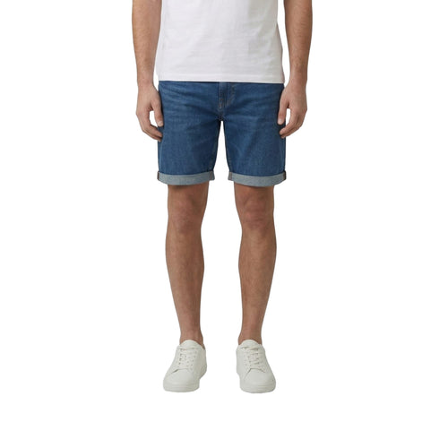 Calvin Klein Jeans Bermuda Bermuda Uomo in denim con patch 30 - Francavilla Moda