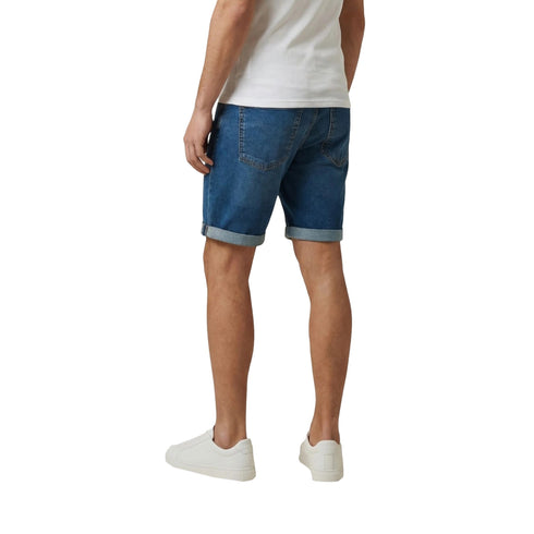 Calvin Klein Jeans Bermuda Bermuda Uomo in denim con patch 30 - Francavilla Moda