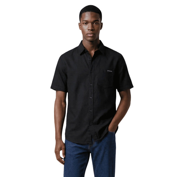 Calvin Klein Jeans Camicia CALVIN KLEIN JEANS Camicia Uomo Lino Lyocell Maniche Corte S - Francavilla Moda