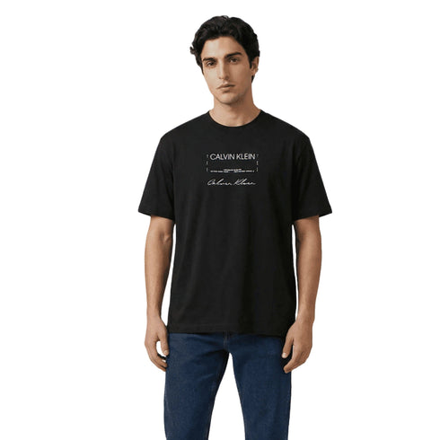 Calvin Klein Jeans T-Shirt CALVIN KLEIN JEANS T-Shirt Stampa Logo Cotone Uomo XS - Francavilla Moda