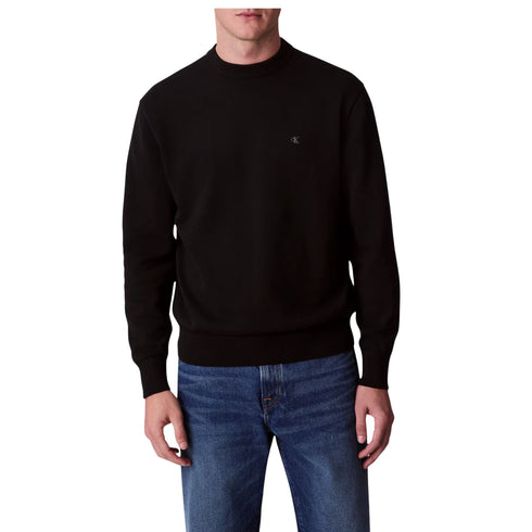 Calvin Klein Jeans Pullover Calvin Klein - Maglione con monogramma in cotone taglio relaxed S A25-CALVIN KLEIN JEANSLV04RC309G-UB1-S - Francavilla Moda