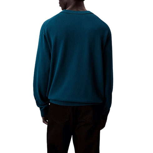 Calvin Klein Jeans Pullover Calvin Klein - Maglione con monogramma in cotone taglio relaxed S A25-CALVIN KLEIN JEANSLV04RC309G-PJL-S - Francavilla Moda