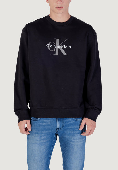 Calvin Klein Jeans Felpa girocollo Felpa senza cappuccio Calvin Klein Jeans LS EU 350TERRY MONOL S A25-CALVIN KLEIN JEANSLV04RD242G-UB1-S - Francavilla Moda