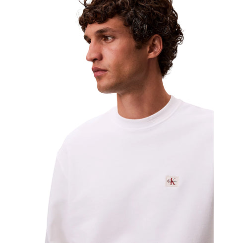 Calvin Klein Jeans Felpa giro Felpa Uomo in spugna con mini logo S P26-CALVIN KLEIN JEANSLV04RC273G-YAF-S - Francavilla Moda