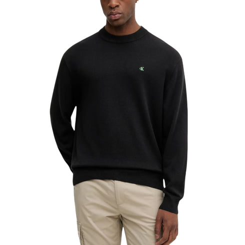 Calvin Klein Jeans Girocollo Maglione girocollo Uomo in cotone relaxed S P26-CALVIN KLEIN JEANSLV04RC309G-UB1-S - Francavilla Moda