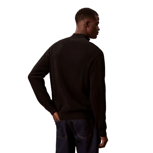 Calvin Klein Jeans Pullover Pullover Uomo mezza zip con stemma S - Francavilla Moda