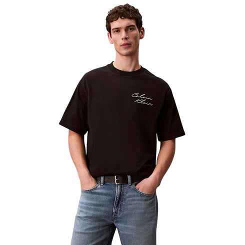 Calvin Klein Jeans T-shirt T-shirt Uomo over con scritte sul retro XS - Francavilla Moda