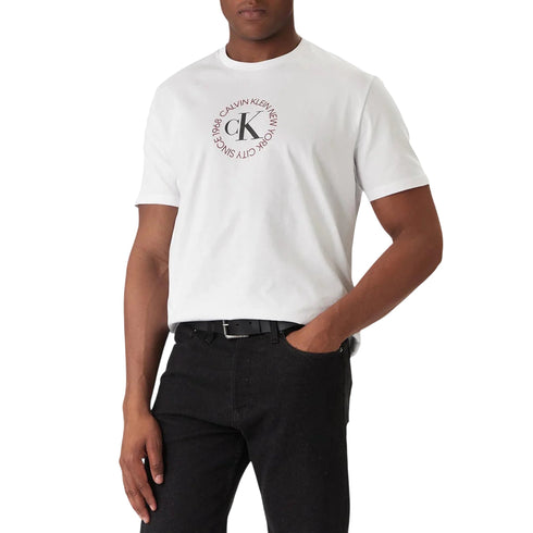 Calvin Klein Jeans T-shirt mm Uomo T-shirt WORD CIRCLE S P26-CALVIN KLEIN JEANSLV14RE816G-YAA-S - Francavilla Moda