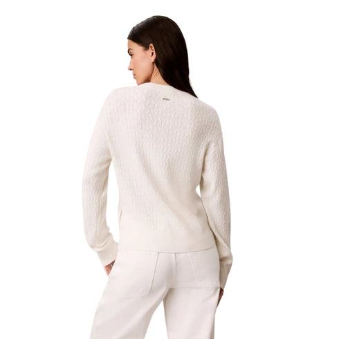 Calvin Klein Maglia Maglia Donna a trecce in viscosa XS A26-CALVIN KLEINLV044H356G-YAS-XS - Francavilla Moda