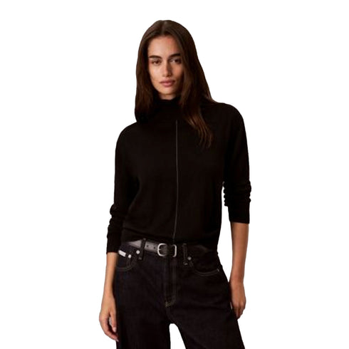 Calvin Klein Pullover Maglia Donna con dettaglio riga XS A26-CALVIN KLEINLV044H312G-UB1-XS - Francavilla Moda