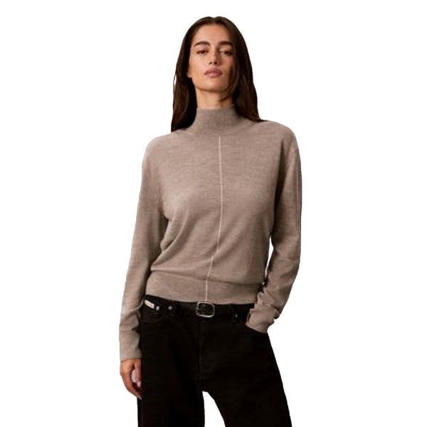 Calvin Klein Pullover Maglia Donna con dettaglio riga XS - Francavilla Moda