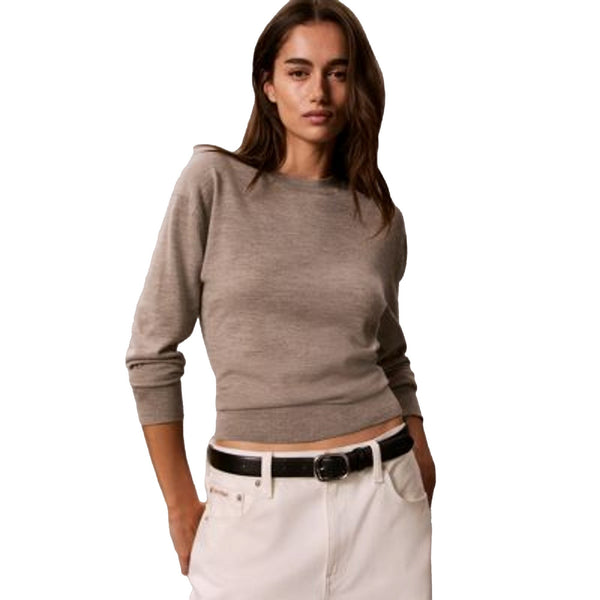 Calvin Klein Maglia Maglia Donna girocollo in lana XS A26-CALVIN KLEINLV044H313G-2JX-XS - Francavilla Moda