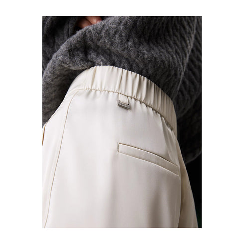 Calvin Klein Pantaloni Pantalone Donna satin ampio 38 P25 - CALVIN KLEINK207978 - BEH - 38 - Francavilla Moda