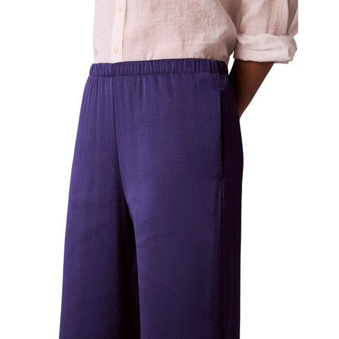 Calvin Klein Pantalone Pantalone Donna testurizzato in raso XS P26-CALVIN KLEINLV044F611G-PEZ-XS - Francavilla Moda